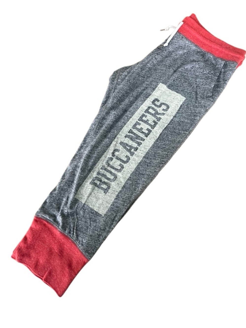 Nike Tampa Bay Buccaneers Cropped Joggers Size L Gray Red NFL